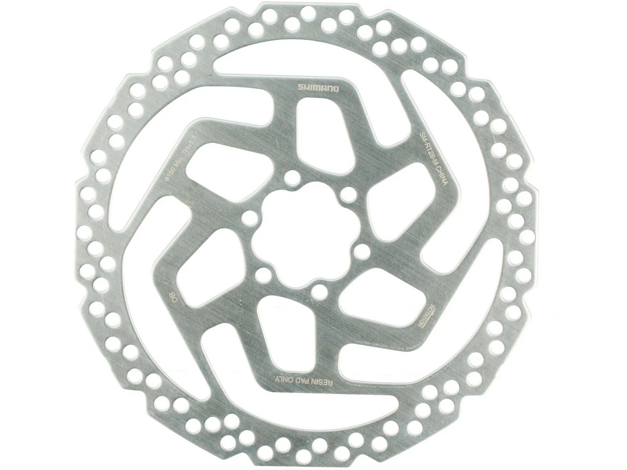 Shimano Bremsscheibe SM-RT26 6-Loch 5 Shimano Bremsscheibe SM-RT26 6-Loch – Bild 3