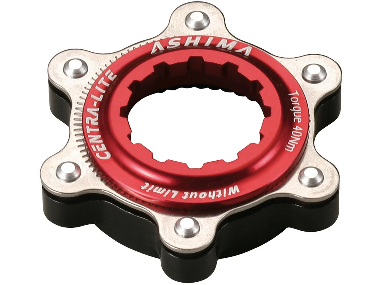 ASHIMA Centra-Lite AC02 Bremsscheibenadapter 6-Loch Auf Center Lock 3 ASHIMA Centra-Lite AC02 Bremsscheibenadapter 6-Loch Auf Center Lock