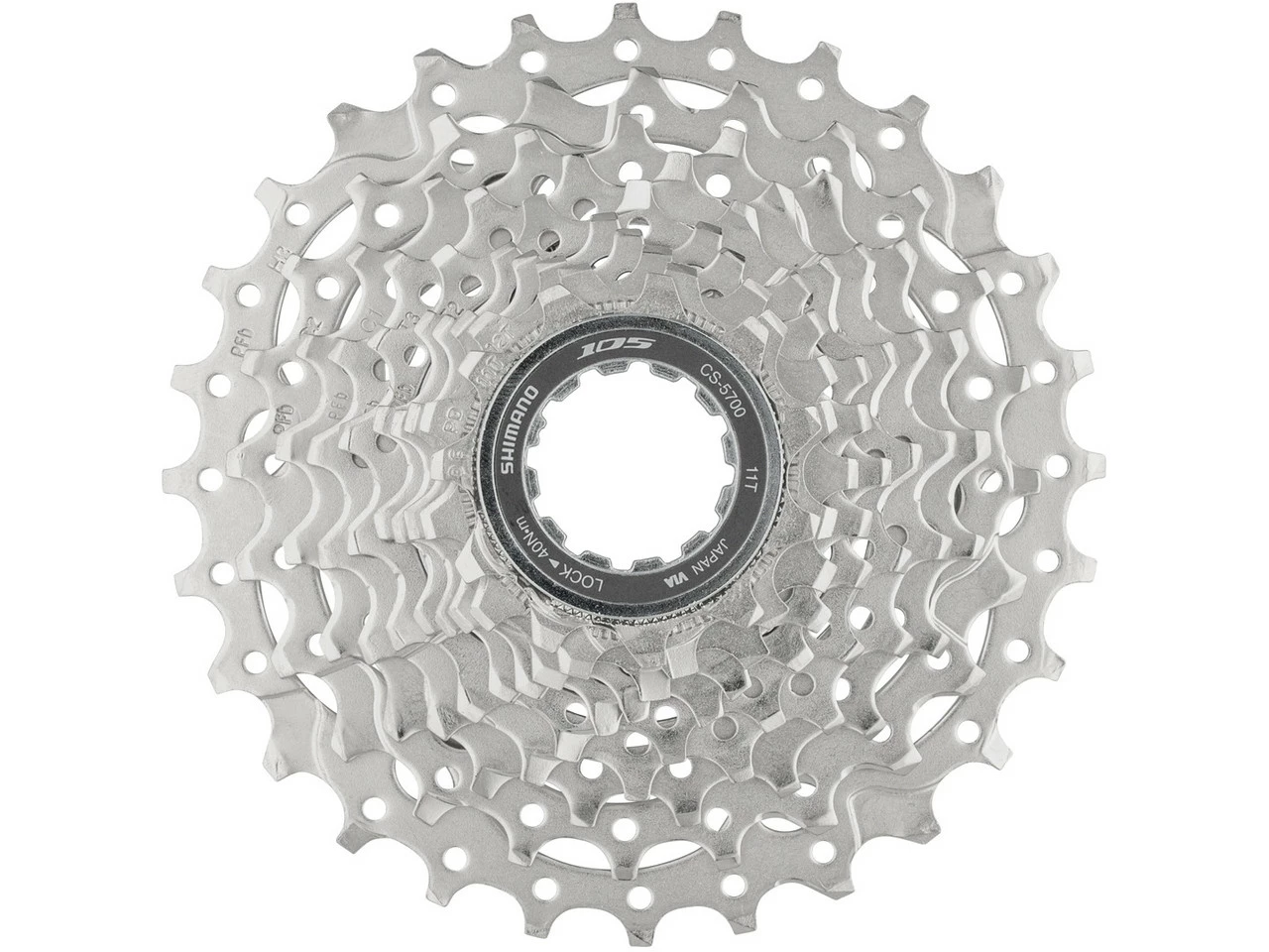 Shimano 105 Kassette CS-5700 + Kette CN-6701 10-fach Verschleißset 4 Shimano 105 Kassette CS-5700 + Kette CN-6701 10-fach Verschleißset – Bild 2