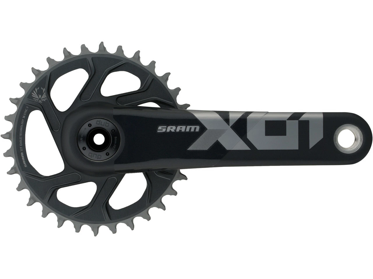 SRAM X01 Eagle SuperBoost+ DUB DM 12-fach Carbon Kurbelgarnitur 7 SRAM X01 Eagle SuperBoost+ DUB DM 12-fach Carbon Kurbelgarnitur – Bild 5