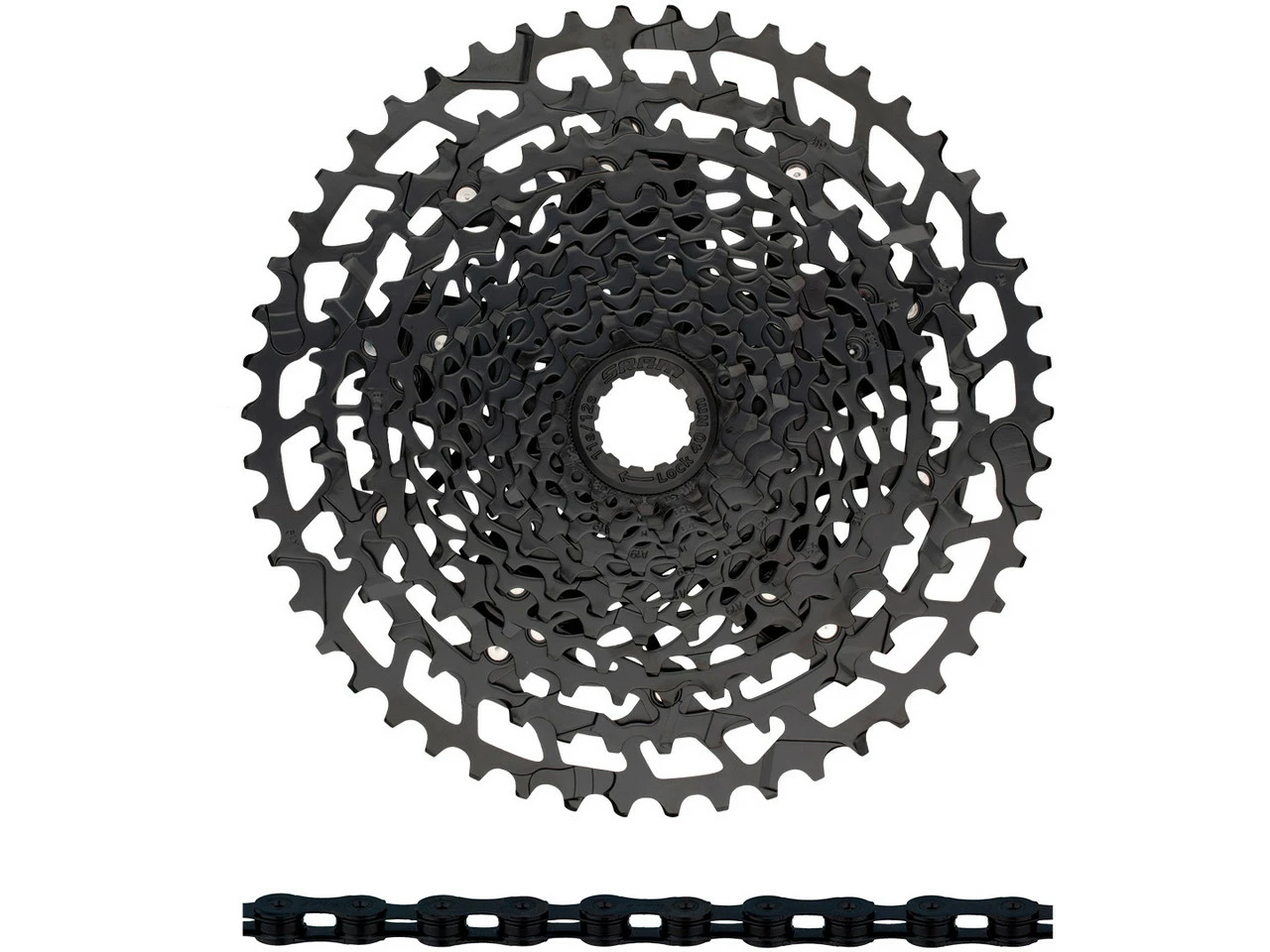 SRAM NX Eagle PG-1230 Kassette + Eagle Kette 12-fach Verschleißset 8 SRAM NX Eagle PG-1230 Kassette + Eagle Kette 12-fach Verschleißset – Bild 6