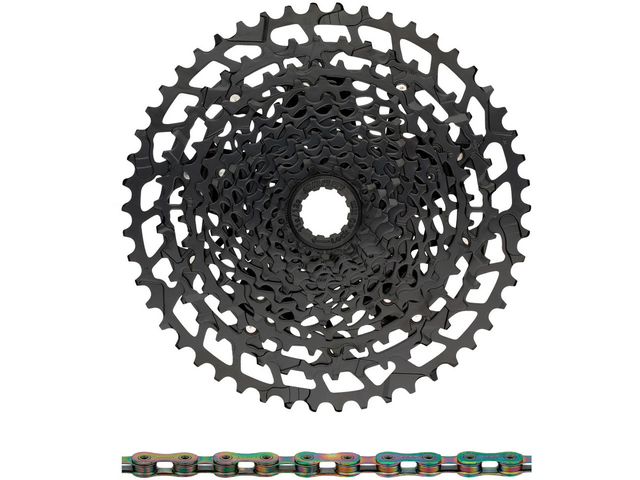 SRAM NX Eagle PG-1230 Kassette + Eagle Kette 12-fach Verschleißset 10 SRAM NX Eagle PG-1230 Kassette + Eagle Kette 12-fach Verschleißset – Bild 8