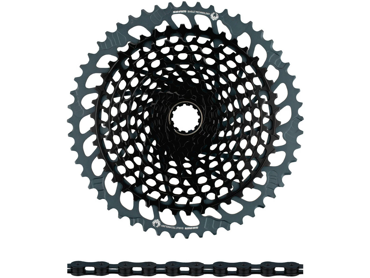 SRAM X01 Eagle XG-1295 Kassette + Eagle Kette 12-fach Verschleißset 8 SRAM X01 Eagle XG-1295 Kassette + Eagle Kette 12-fach Verschleißset – Bild 6