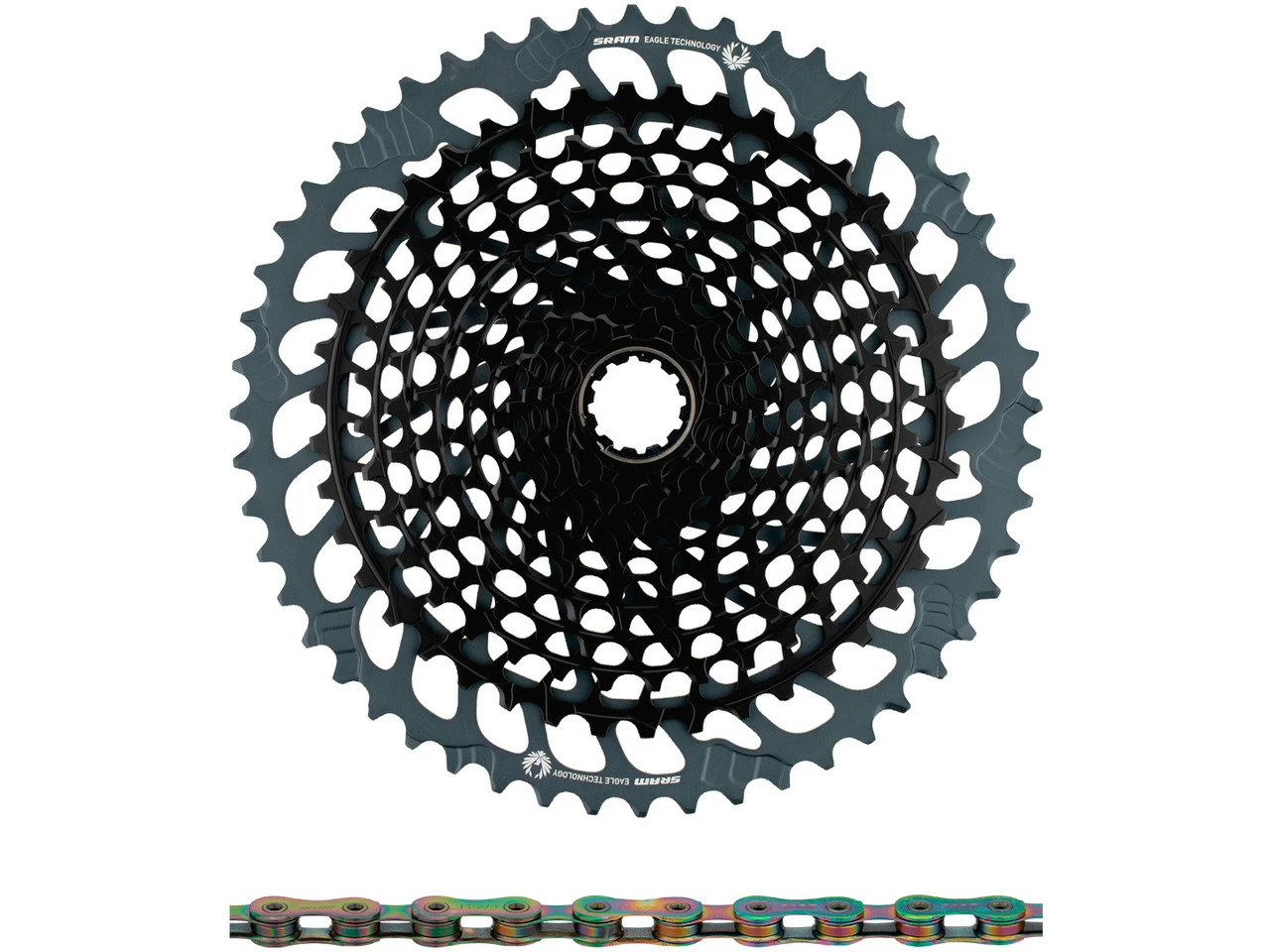 SRAM X01 Eagle XG-1295 Kassette + Eagle Kette 12-fach Verschleißset 12 SRAM X01 Eagle XG-1295 Kassette + Eagle Kette 12-fach Verschleißset – Bild 10