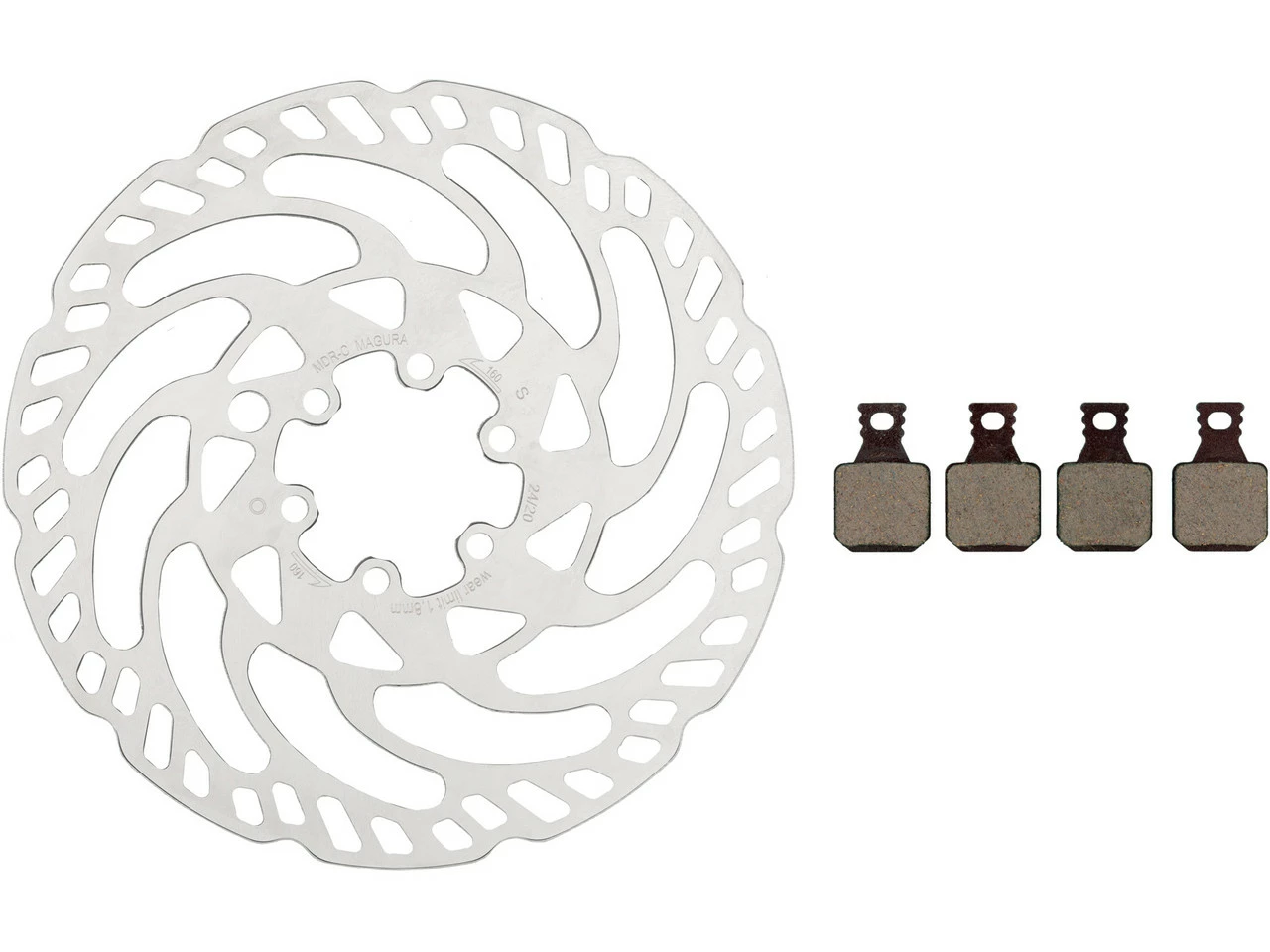 MAGURA MDR-C Bremsscheiben Und Belag Kit 6-Loch 160 Mm 7 MAGURA MDR-C Bremsscheiben Und Belag Kit 6-Loch 160 Mm – Bild 5