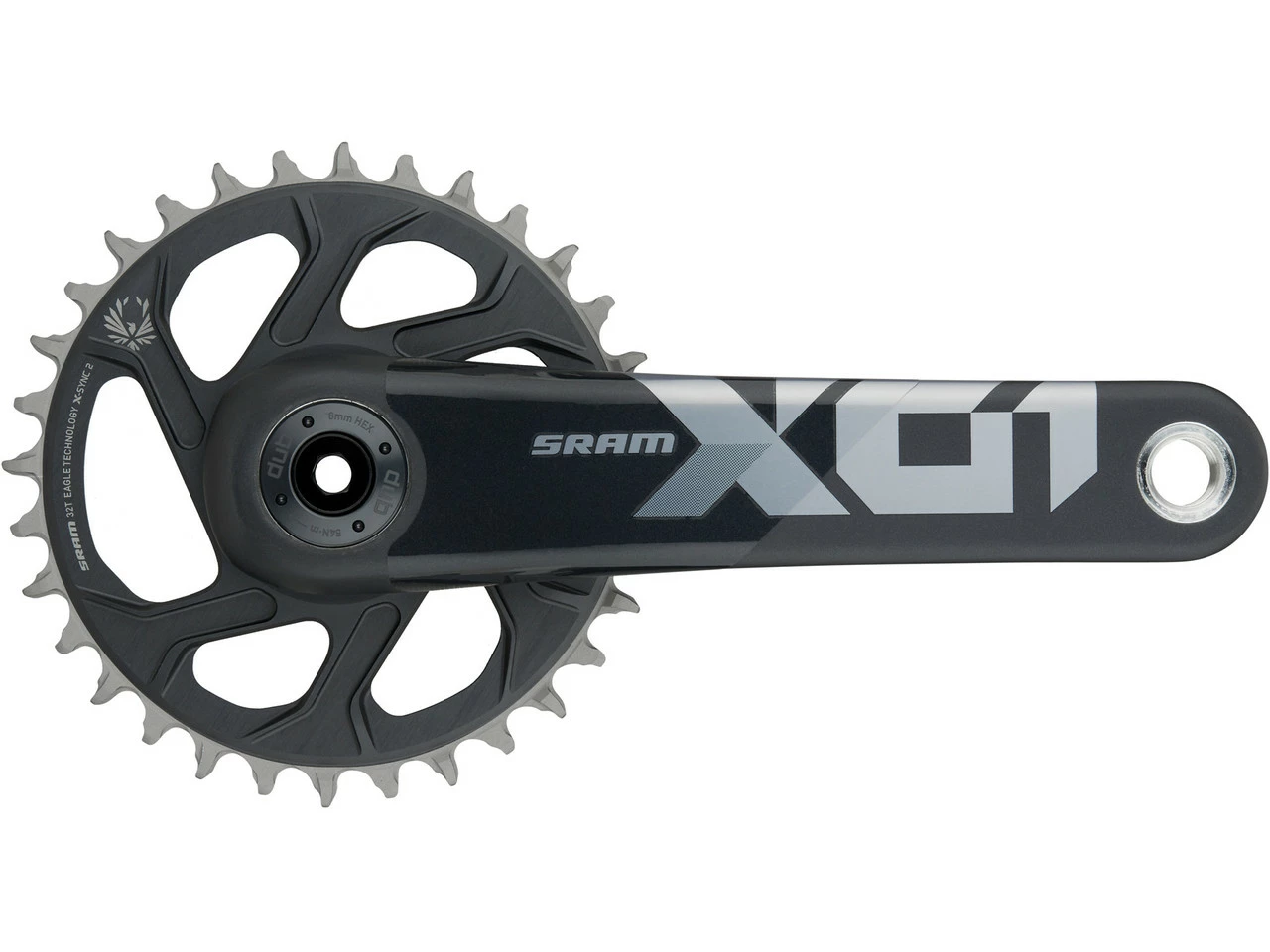 SRAM X01 Eagle CL55 DUB DM 12-fach Carbon Kurbelgarnitur 3 SRAM X01 Eagle CL55 DUB DM 12-fach Carbon Kurbelgarnitur