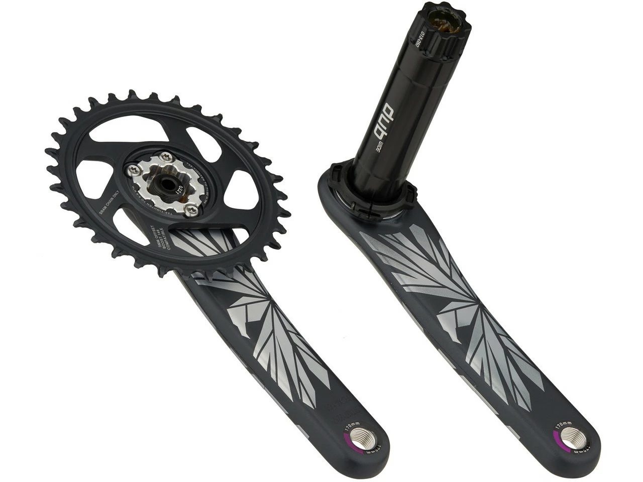 SRAM X01 Eagle CL55 DUB DM 12-fach Carbon Kurbelgarnitur 5 SRAM X01 Eagle CL55 DUB DM 12-fach Carbon Kurbelgarnitur – Bild 3