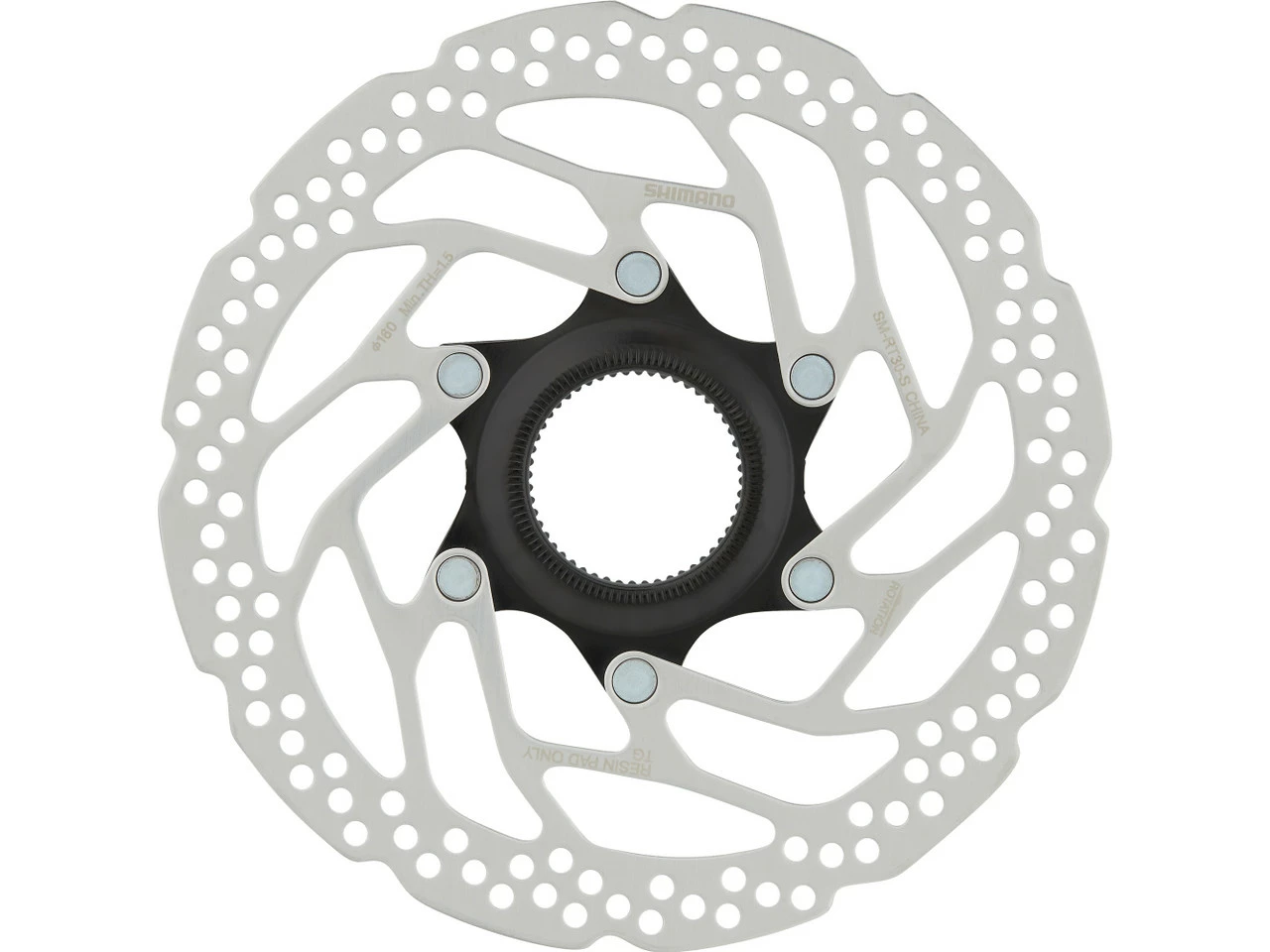 Shimano Bremsscheibe SM-RT30 Center Lock Innenverzahnung + Magnet 5 Shimano Bremsscheibe SM-RT30 Center Lock Innenverzahnung + Magnet – Bild 3