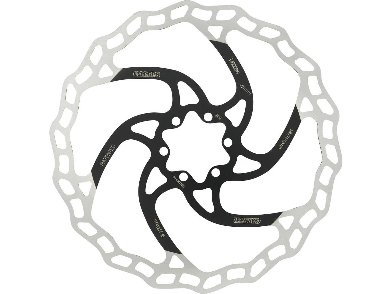GALFER Fixed Disc Wave 1,8 Mm MTB 6-Loch Bremsscheibe 5 GALFER Fixed Disc Wave 1,8 Mm MTB 6-Loch Bremsscheibe – Bild 3