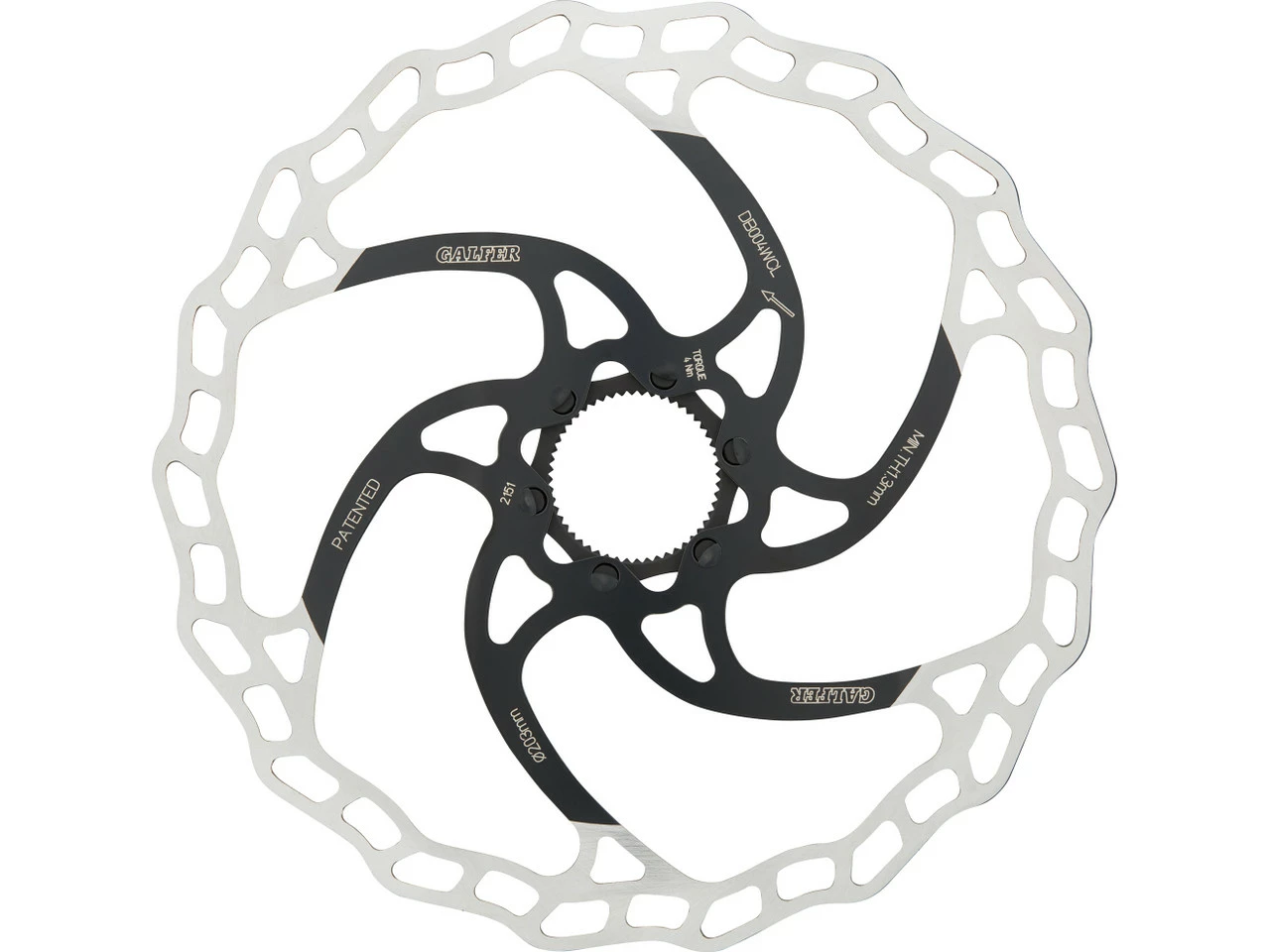 GALFER Fixed Disc Wave 1,8 Mm MTB Center Lock Bremsscheibe 5 GALFER Fixed Disc Wave 1,8 Mm MTB Center Lock Bremsscheibe – Bild 3