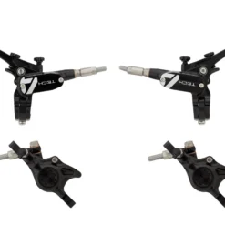 HOPE Tech 4 X2 V+h Set Scheibenbremse Mit Stahlflexleitung