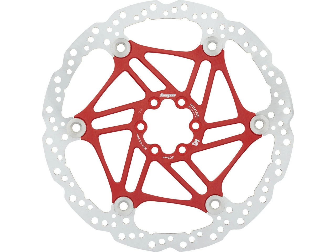 HOPE Bremsscheibe V4 Vented Floating 6-Loch Für Tech V 7 HOPE Bremsscheibe V4 Vented Floating 6-Loch Für Tech V – Bild 5