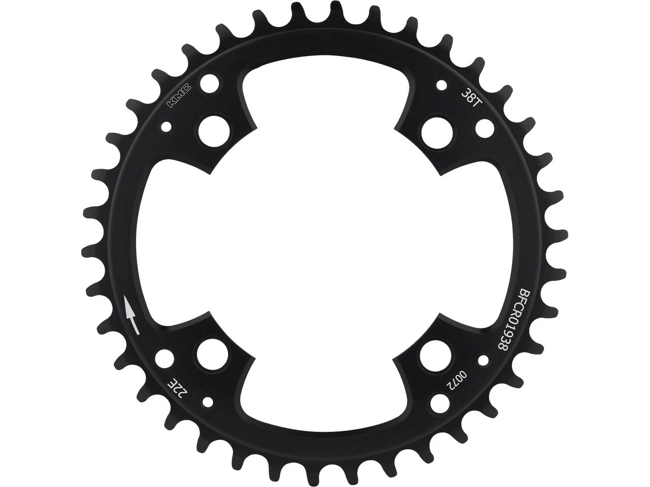 KMC Narrow Kettenblatt, 4-Arm, 104 Mm Lochkreis 3 KMC Narrow Kettenblatt, 4-Arm, 104 Mm Lochkreis