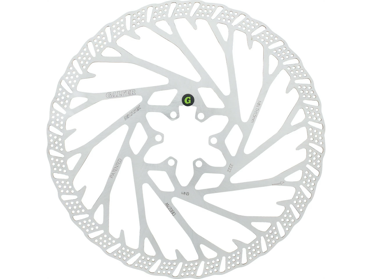 GALFER Fixed Disc Shark 2 Mm MTB 6-Loch Bremsscheibe 5 GALFER Fixed Disc Shark 2 Mm MTB 6-Loch Bremsscheibe – Bild 3
