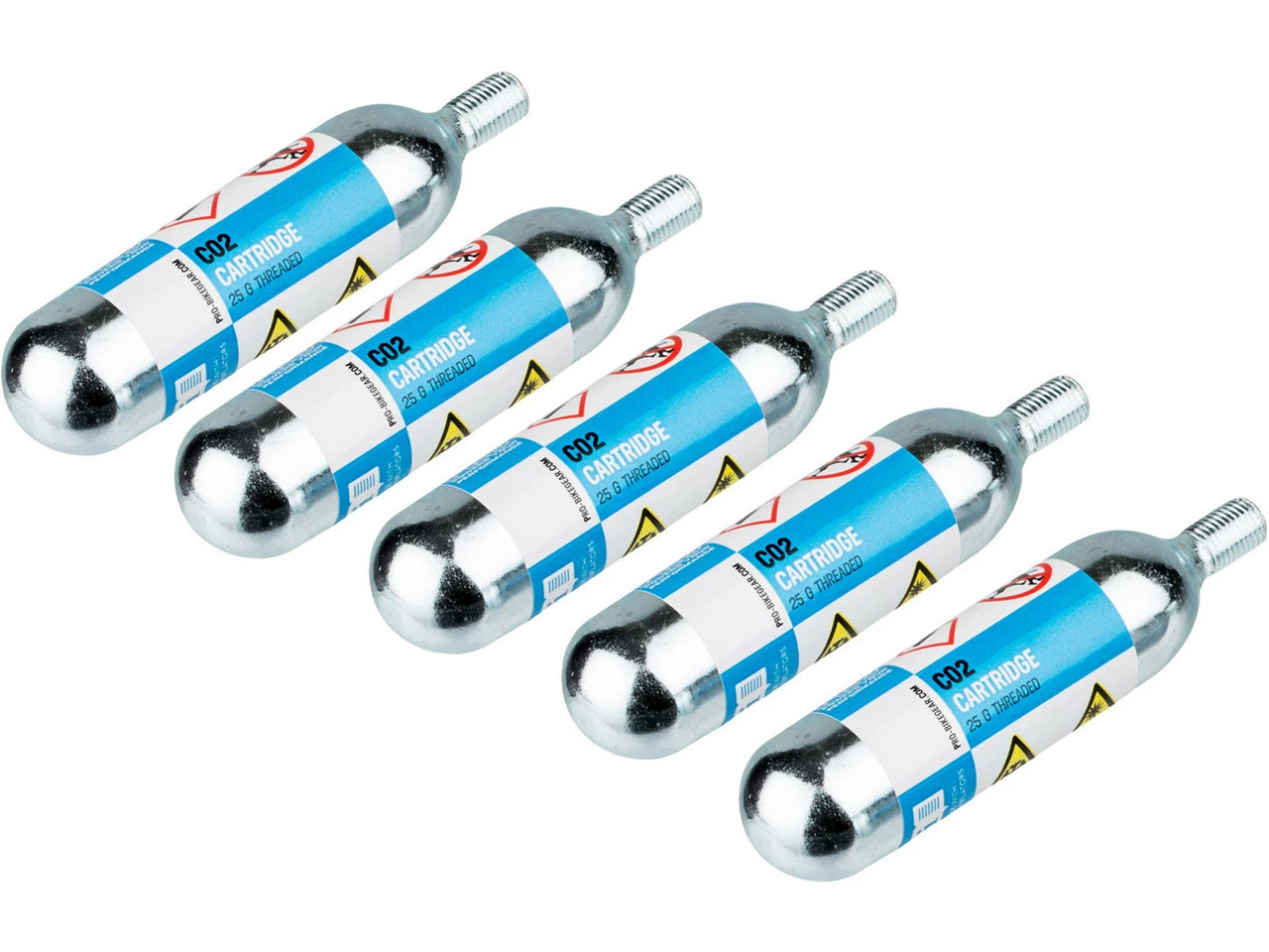 Pro CO2 Ersatzkartusche Mit Gewinde 25 G - 5 Stück 3 Pro CO2 Ersatzkartusche Mit Gewinde 25 G - 5 Stück