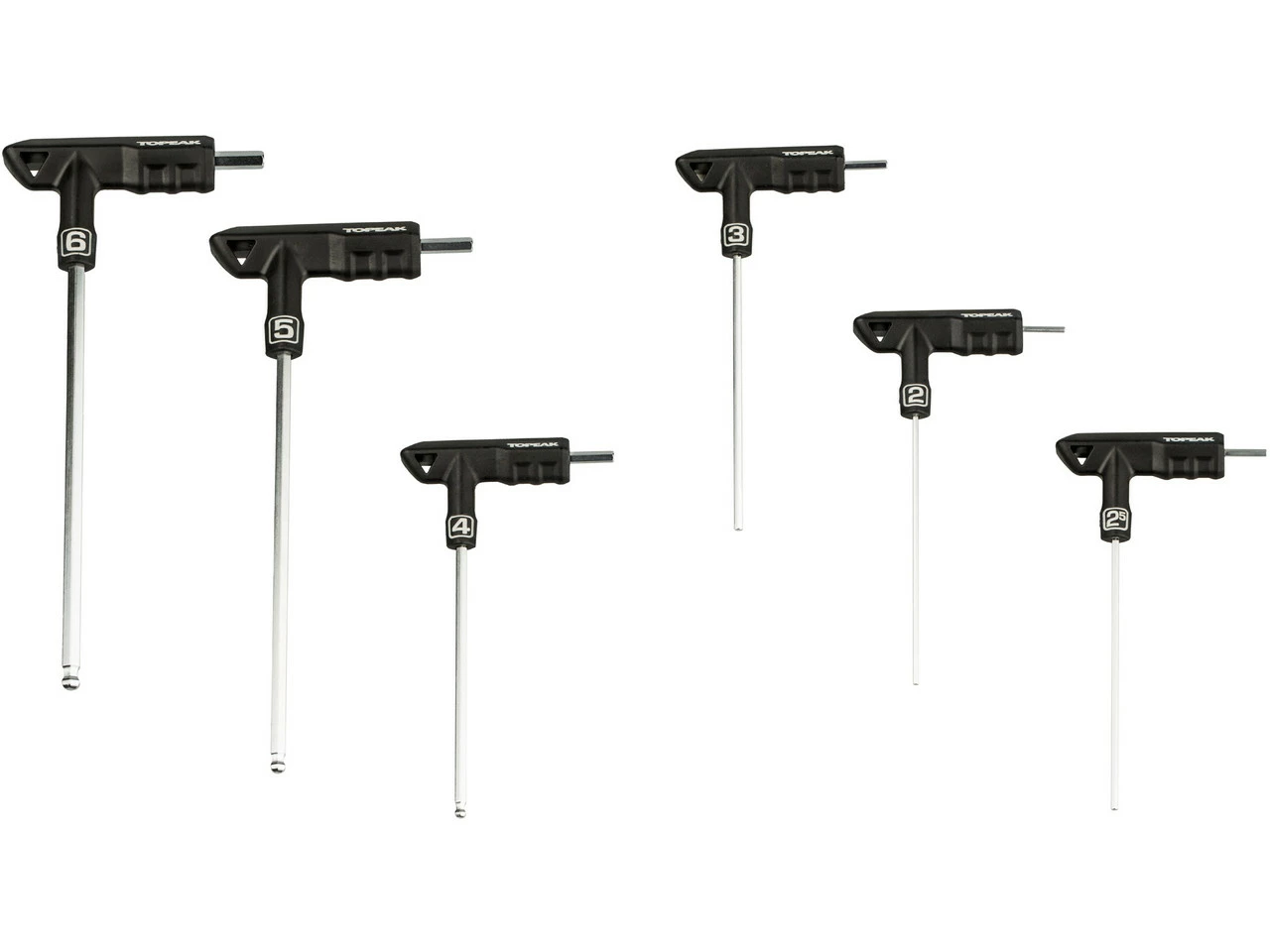 Topeak DuoHex Wrench Innensechskantschlüssel-Set T-Handle 3 Topeak DuoHex Wrench Innensechskantschlüssel-Set T-Handle