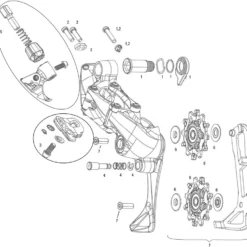 SRAM Ersatzteile Force 1, CX1 (2014) Schaltwerk