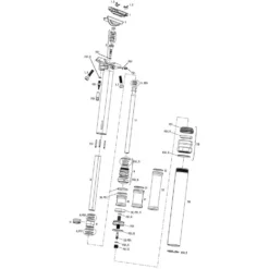 ROCKSHOX Ersatzteile Reverb Sattelstütze (A1 / 2010-2012)