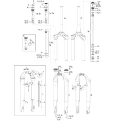 ROCKSHOX Ersatzteile Paragon Gold (A1 / 2015-2016)