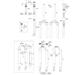 ROCKSHOX Ersatzteile Paragon Silver (A1 / 2015-2016)