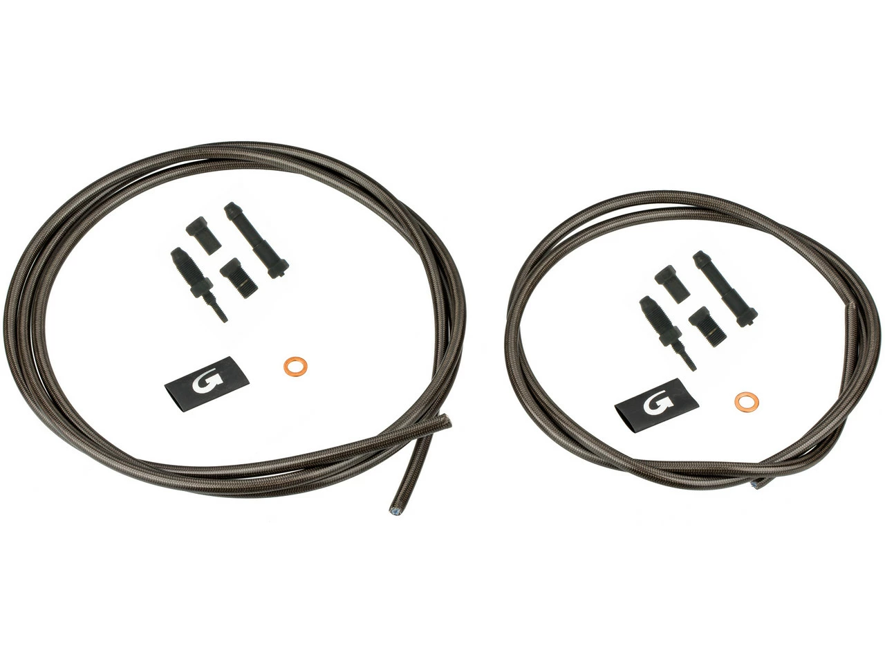 Goodridge Stahlflexleitungskit VR + HR Für Shimano/Avid/Magura/Hayes/Tektro 3 Goodridge Stahlflexleitungskit VR + HR Für Shimano/Avid/Magura/Hayes/Tektro