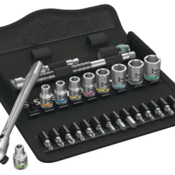 Wera Zyklop Switch Metal Ratsche 1/4" Mit Steckschlüssel-/Bit-Satz