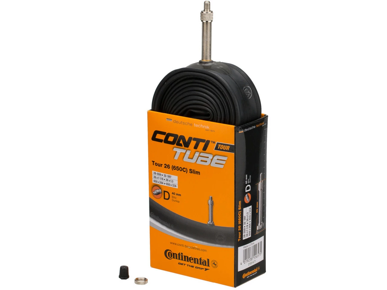 Continental Schlauch Tour 26 Slim 4 Continental Schlauch Tour 26 Slim – Bild 2