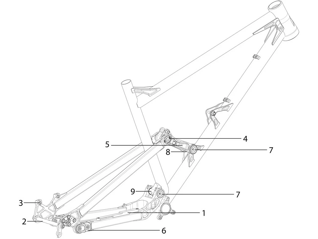 Nicolai Ersatzteile G16 Rahmen 3 Nicolai Ersatzteile G16 Rahmen