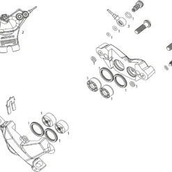 SRAM Ersatzteile Code R (B1) Bremssattel (2018)
