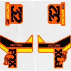 Fox Racing Shox Decal Kit Aufklebersatz Für 32 SC Federgabel Modell 2018