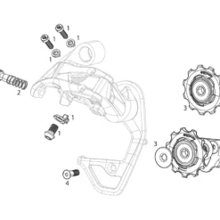SRAM Ersatzteile Red 2013 Schaltwerk