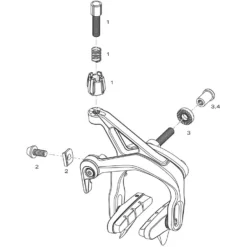 SRAM Ersatzteile Force / Rival / Apex Bremse (2007-2012)