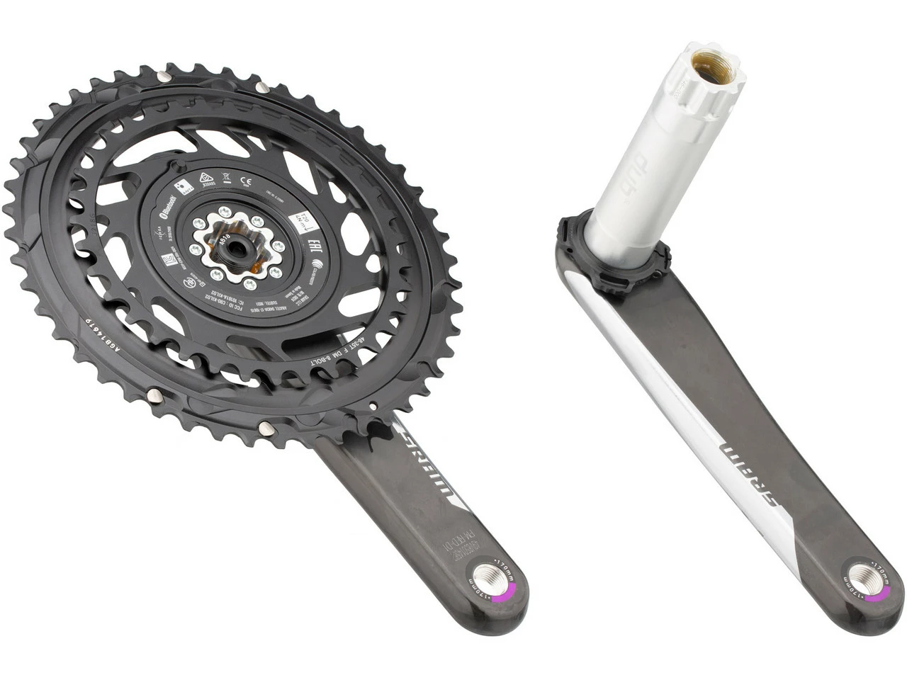 Quarq Red AXS DUB Powermeter Carbon Kurbelgarnitur 7 Quarq Red AXS DUB Powermeter Carbon Kurbelgarnitur – Bild 5