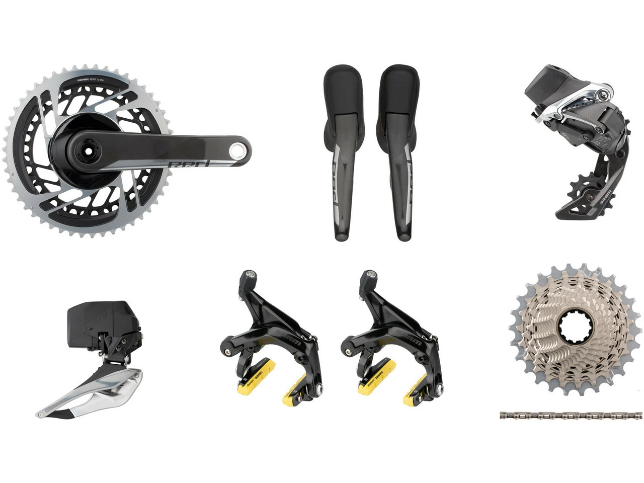 SRAM Red ETap AXS Road Gruppe 2x12-fach 37-50 Mit Direct Mount 3 SRAM Red ETap AXS Road Gruppe 2x12-fach 37-50 Mit Direct Mount