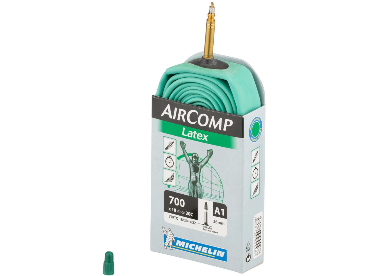 Michelin Schlauch A1 Aircomp Latex Road Für 28" 5 Michelin Schlauch A1 Aircomp Latex Road Für 28" – Bild 3