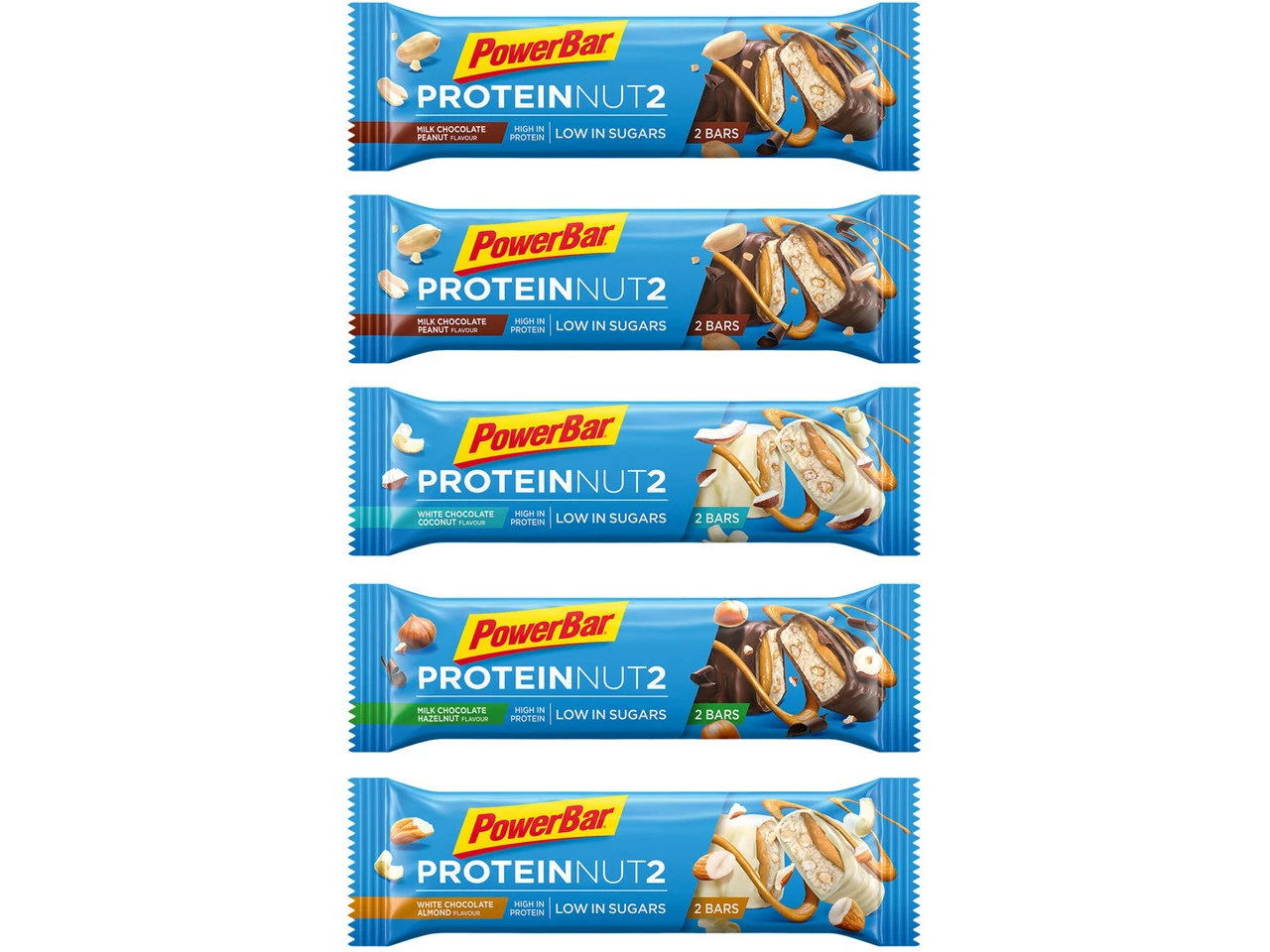 Powerbar Protein Nut2 Riegel - 5 Stück 3 Powerbar Protein Nut2 Riegel - 5 Stück