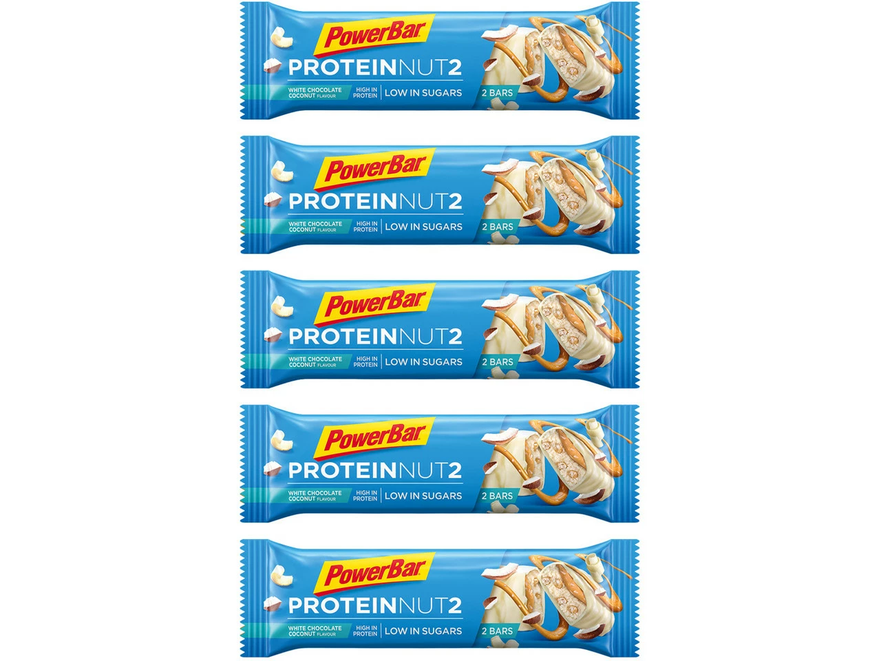 Powerbar Protein Nut2 Riegel - 5 Stück 4 Powerbar Protein Nut2 Riegel - 5 Stück – Bild 2