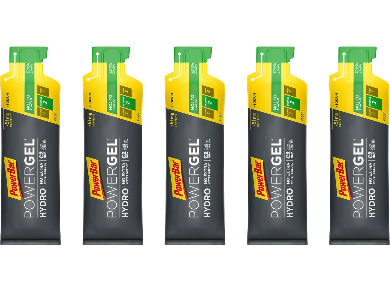 Powerbar PowerGel Hydro - 5 Stück 5 Powerbar PowerGel Hydro - 5 Stück – Bild 3