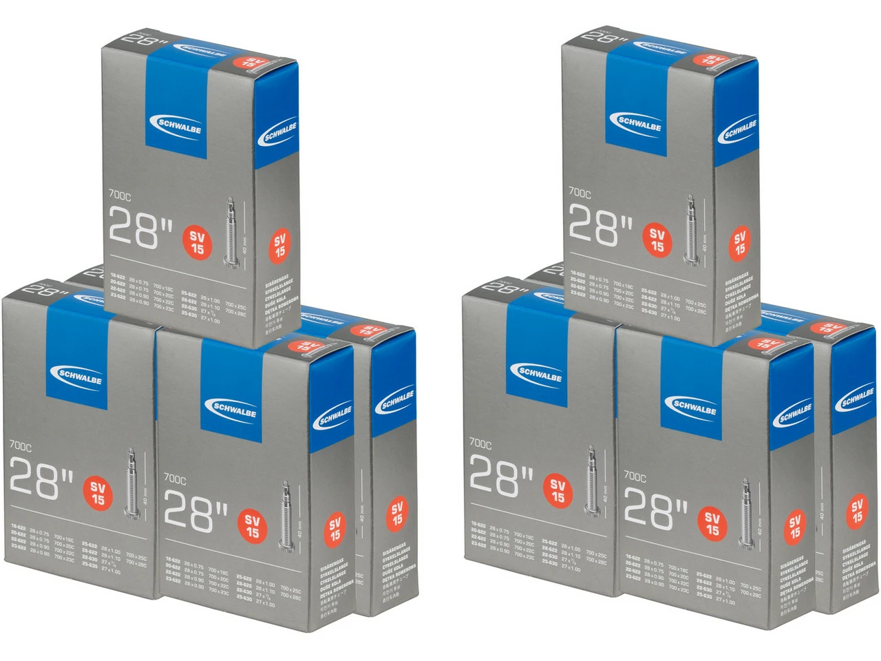 Schwalbe Schlauch 15 Für 28" - 10 Stück 3 Schwalbe Schlauch 15 Für 28" - 10 Stück