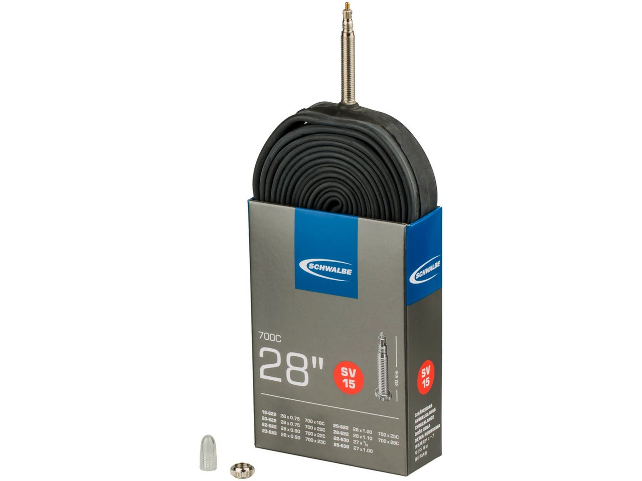 Schwalbe Schlauch 15 Für 28" - 5 Stück 5 Schwalbe Schlauch 15 Für 28" - 5 Stück – Bild 3