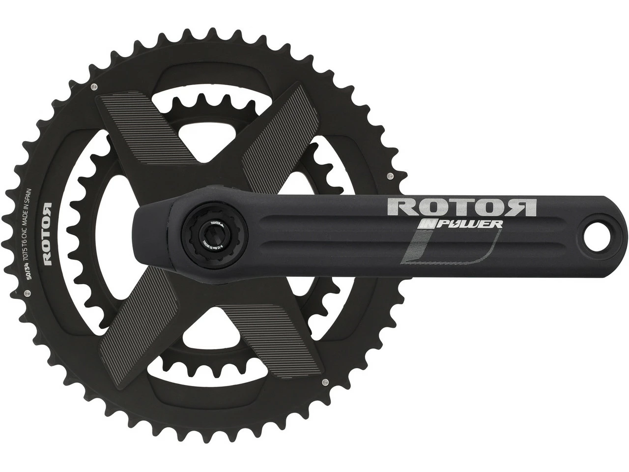 Rotor INPower DM Road Powermeter Kurbelgarnitur Mit Spidering, NoQ 3 Rotor INPower DM Road Powermeter Kurbelgarnitur Mit Spidering, NoQ