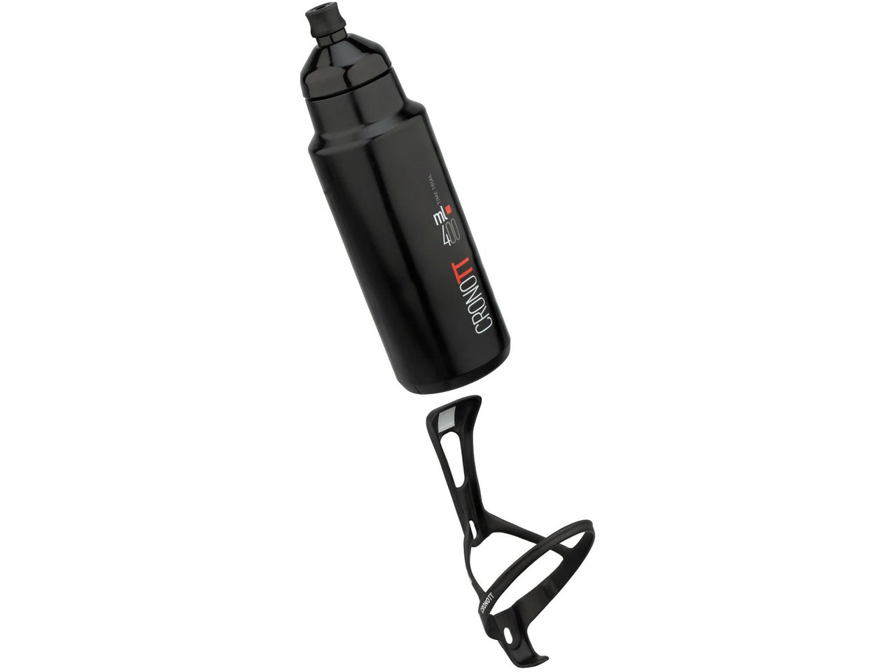 Elite Crono TT Carbon Flaschenhalter + Aero Bottle Trinkflasche 400 Ml Set 3 Elite Crono TT Carbon Flaschenhalter + Aero Bottle Trinkflasche 400 Ml Set