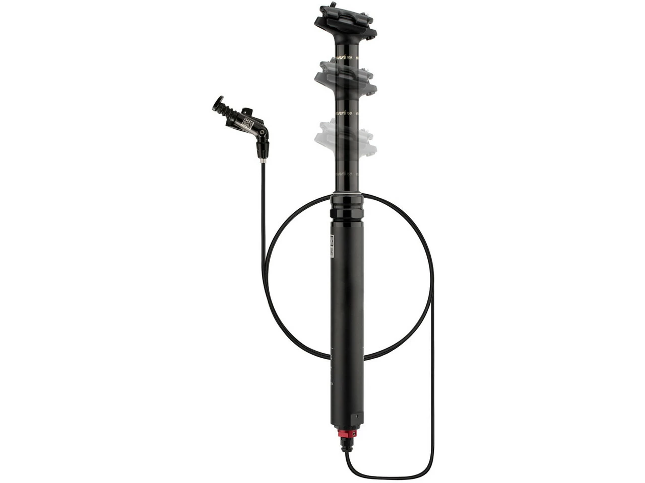 ROCKSHOX Reverb Stealth 150 Mm Sattelstütze Remote 3 ROCKSHOX Reverb Stealth 150 Mm Sattelstütze Remote