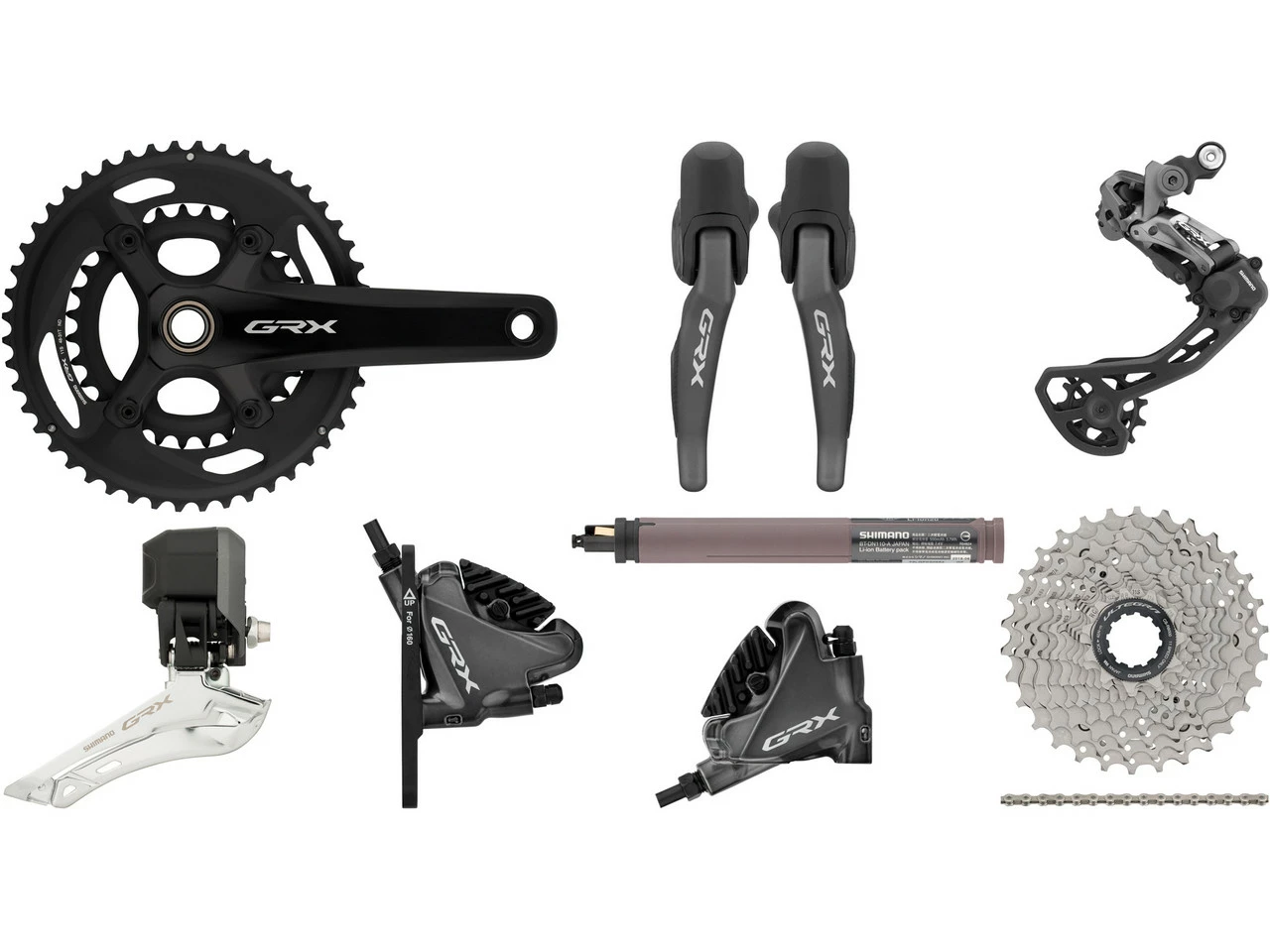 Shimano GRX Di2 RX815 Gruppe 2x11 31-48 3 Shimano GRX Di2 RX815 Gruppe 2x11 31-48