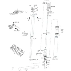 ROCKSHOX Ersatzteile Reverb Stealth Sattelstütze (B1 / 2017 - 2019)