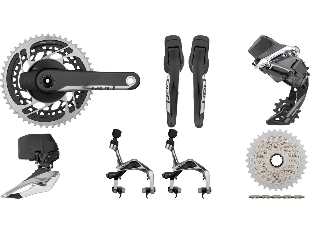 SRAM Red ETap AXS Road Powermeter Gruppe 2x12-fach 35-48 3 SRAM Red ETap AXS Road Powermeter Gruppe 2x12-fach 35-48