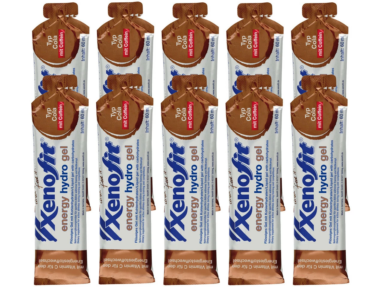 Xenofit Energy Hydro Gel - 10 Stück 7 Xenofit Energy Hydro Gel - 10 Stück – Bild 5