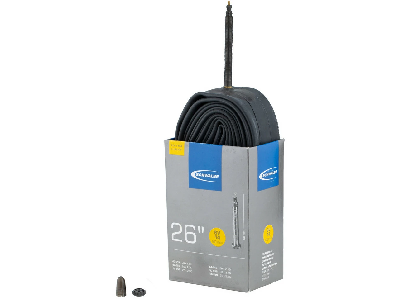 Schwalbe Schlauch 14 Extralight Für 26" 4 Schwalbe Schlauch 14 Extralight Für 26" – Bild 2