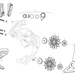 SRAM Ersatzteile Red / Force ETap AXS Schaltwerk