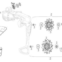 SRAM Ersatzteile GX Eagle Schaltwerk